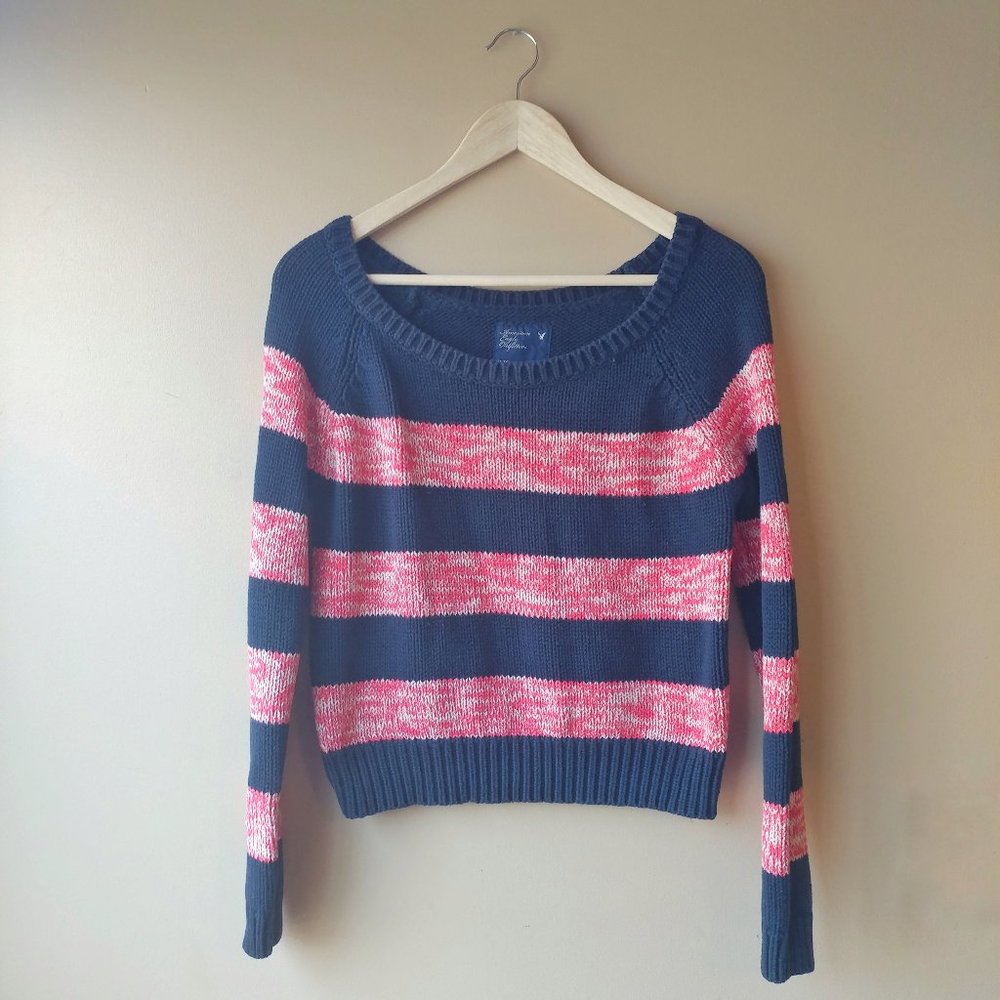 American Eagle Striped Sweater